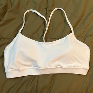 white Flow Y Nulu lululemon bra